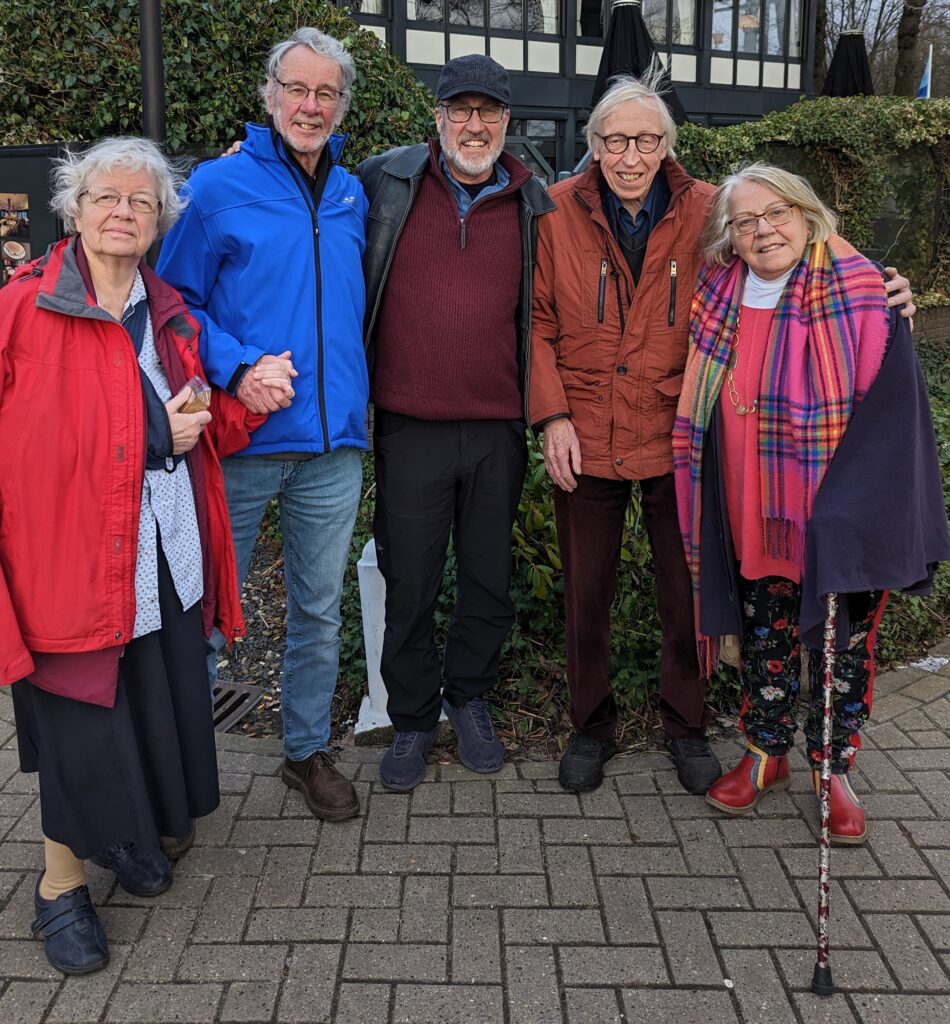 Toast to Peter lunch Bilthoven Netherlands January 2023